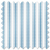 Lace Stripes, River - Twist&Fit Roman Blind
